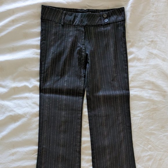 Low Rise, Subtle Flared bottom, Stretchy Office Pants NWOT - Picture 2 of 5
